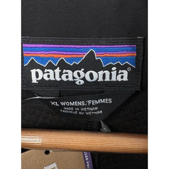NWT Patagonia Women’s XL Black Adze Jacket *Read* *Logo* Full Zip Stretch - Picture 6 of 15